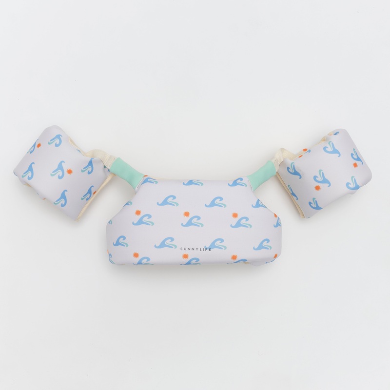 SUNNYLiFE Floatie Jacket Sid The Seagull Blue Wave