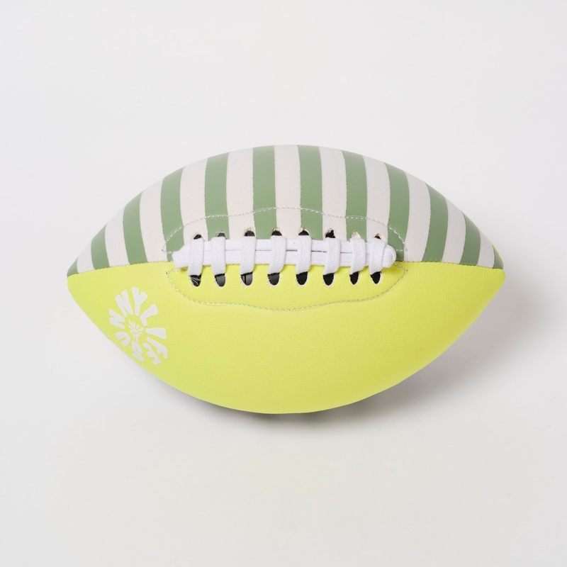 SUNNYLiFE Neoprene Football Tides Out Citrus