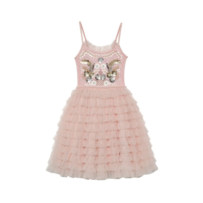 Tutu du Monde Golden Daisies Tutu Dress - Pink Cloud