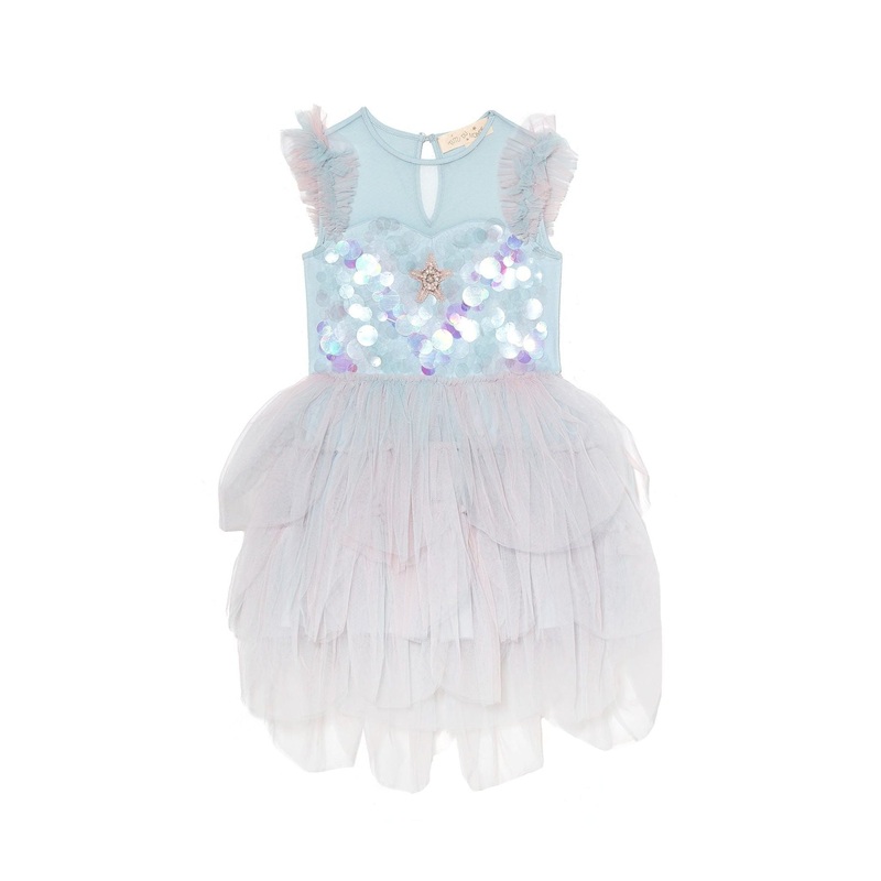 Tutu du Monde Mermaid Magic Tutu Dress - Shine Blue Mix