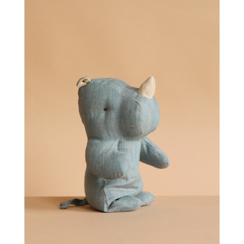 Maileg Small Rhino - Blue Sand