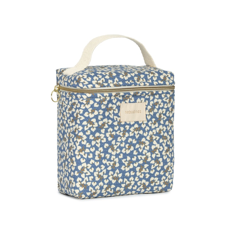 nobodinoz Concerto Insulated Baby Bottle & Lunch Bag Blue Yumiko