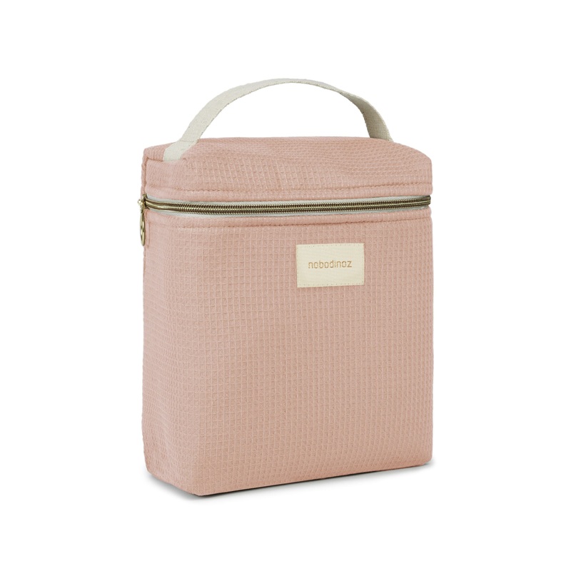 nobodinoz Concerto Insulated Baby Bottle & Lunch Bag Mauve Pink