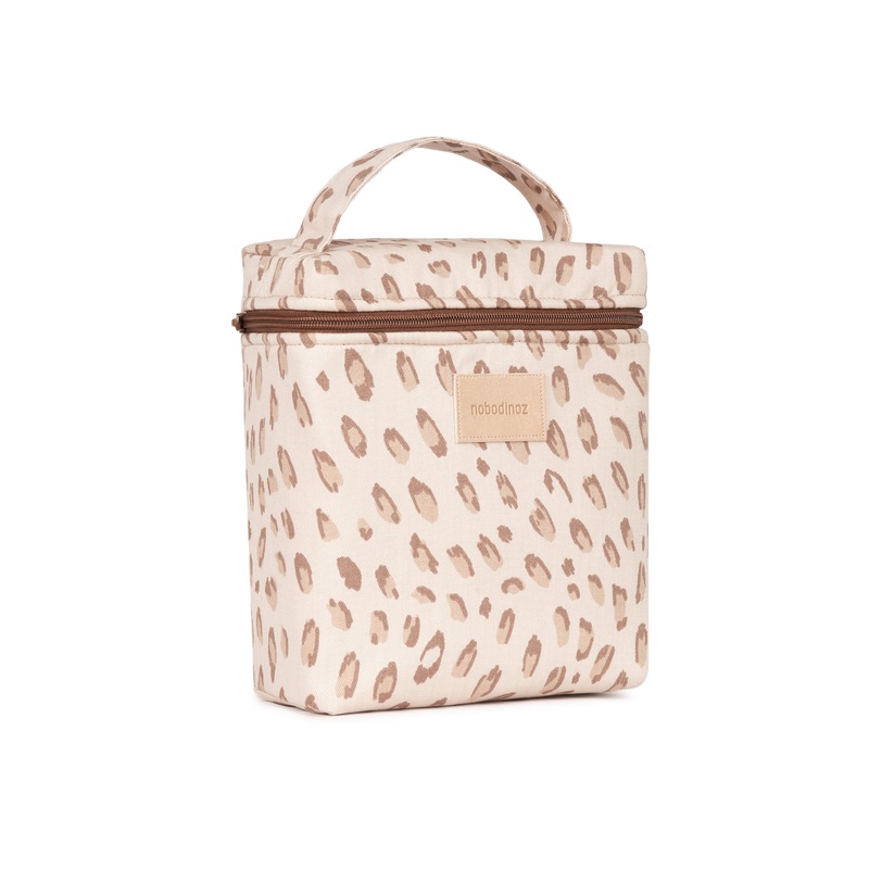 nobodinoz Hyde Park Insulated BB Bottle_Lunch Bag Leonie Latte