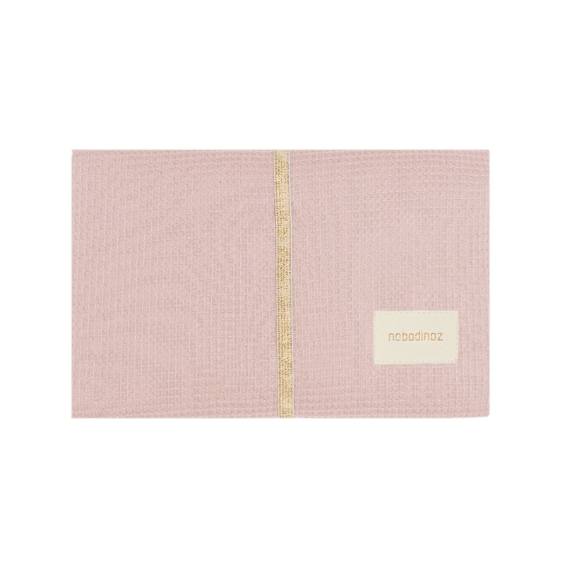 nobodinoz Mozart Waterproof Changing Pad Mauve Pink