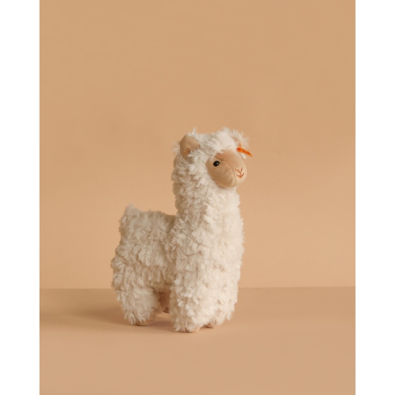 Steiff Leandro Llama Plush Toy, 7 Inches