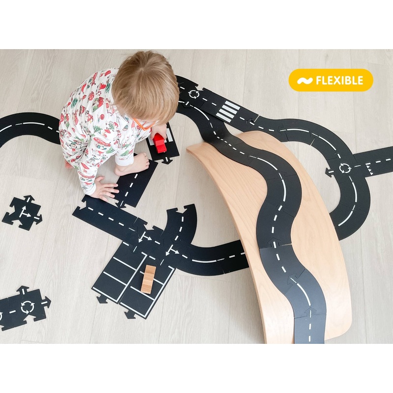 WaytoPlay: Extra Long Flexible Road Set - King of the Road