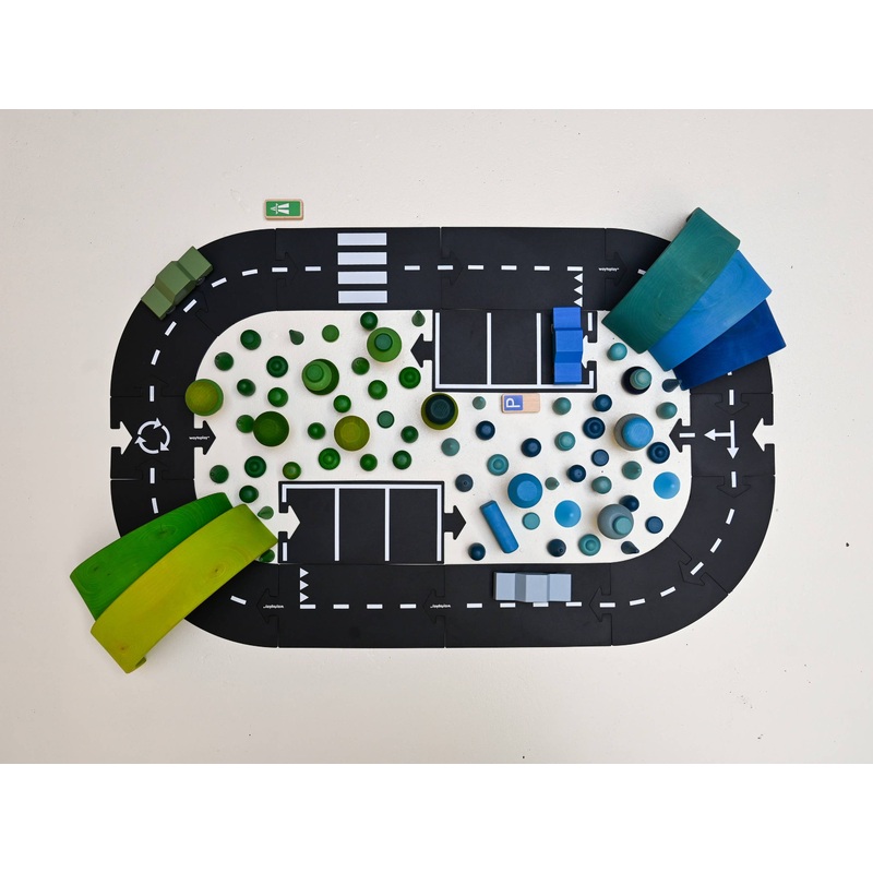 WaytoPlay: Medium Flexible Toy Road Set - Expressway