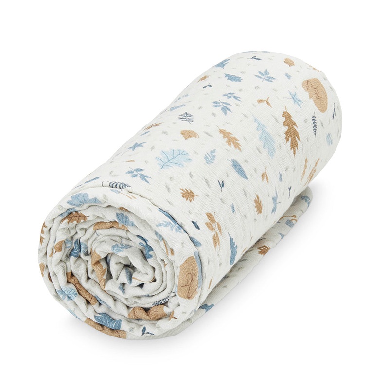 Cam Cam Copenhagen Muslin Baby Blanket - GOTS Forest