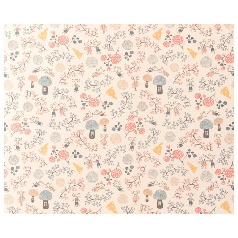 Maileg Gift Wrap, Mice Party - 10M