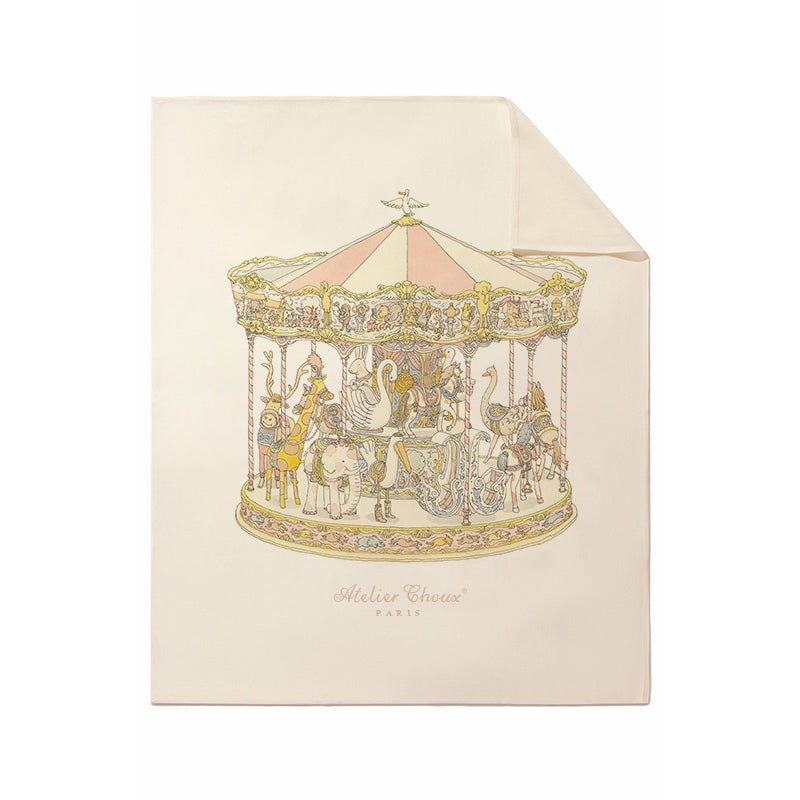 Atelier Choux Cashmere Blanket - Carousel - 100x80cm