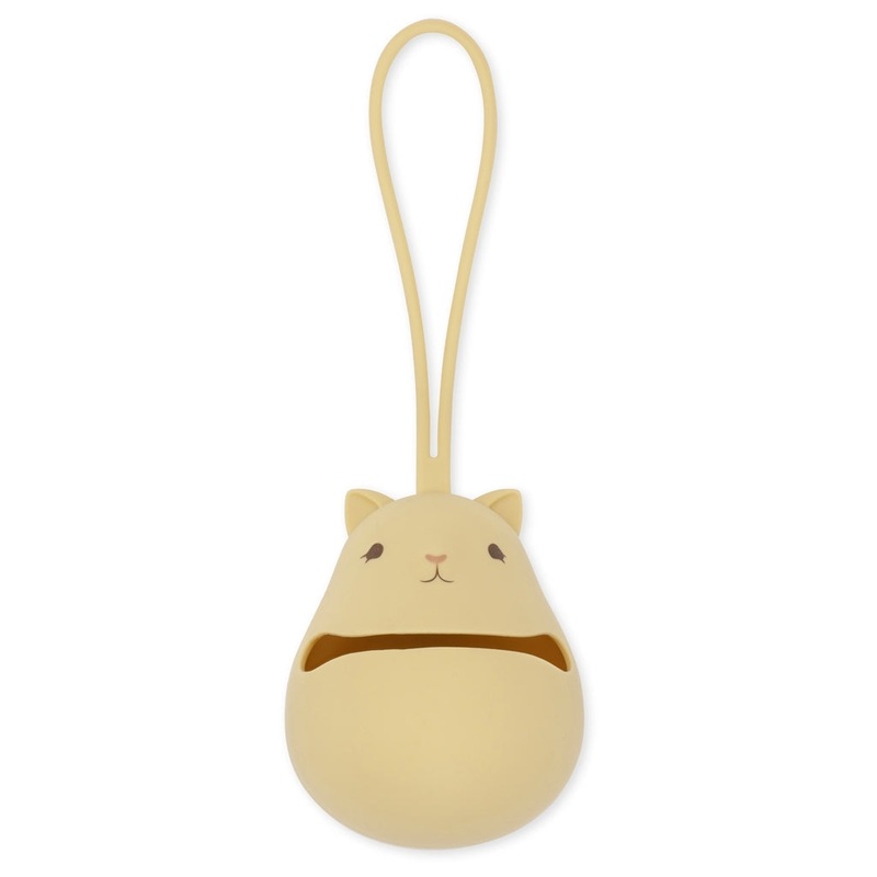 Konges Sljd Silicone Pacifier Case Lemonade