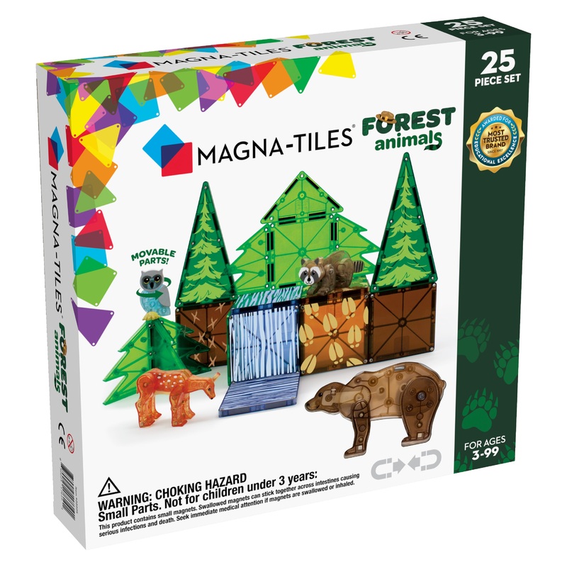 MAGNA-TILES Forest Animals 25-Piece Set