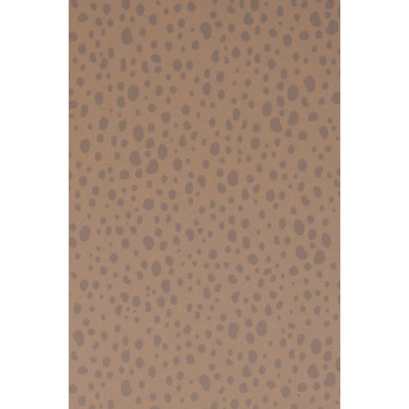 Majvillan Wallpaper Animal Dots Soft Brown (Pre-Order; Est. Delivery in 2-3 Weeks)