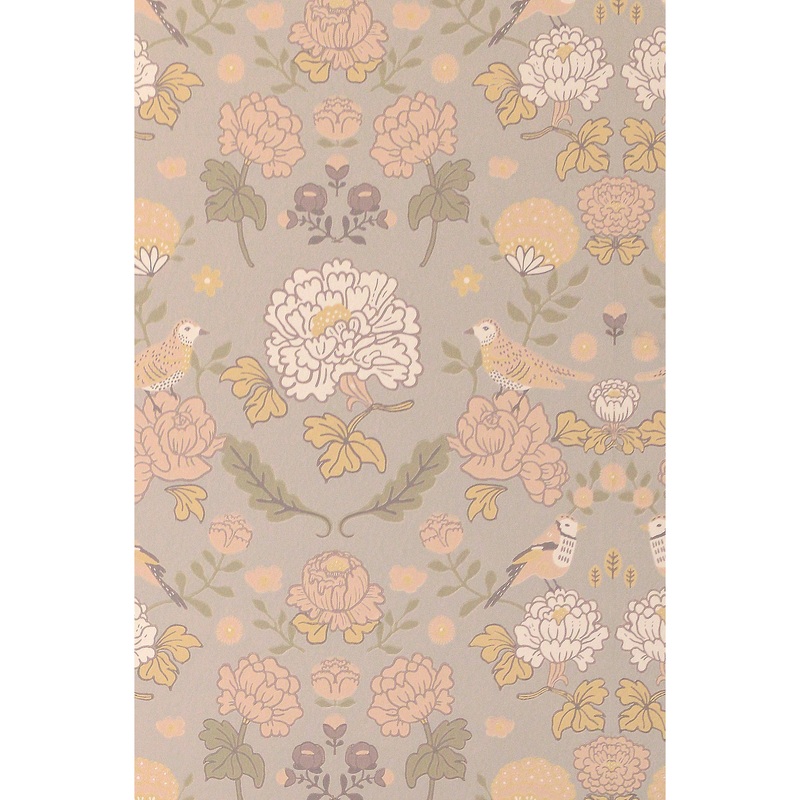 Majvillan Wallpaper June Mindful Grey (Pre-Order; Est. Delivery in 2-3 Weeks)