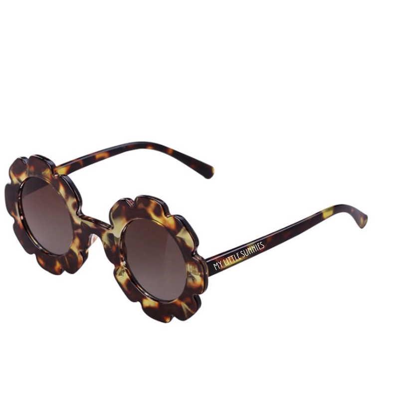 My Little Sunnies Round Flower Sunglasses Tortoise