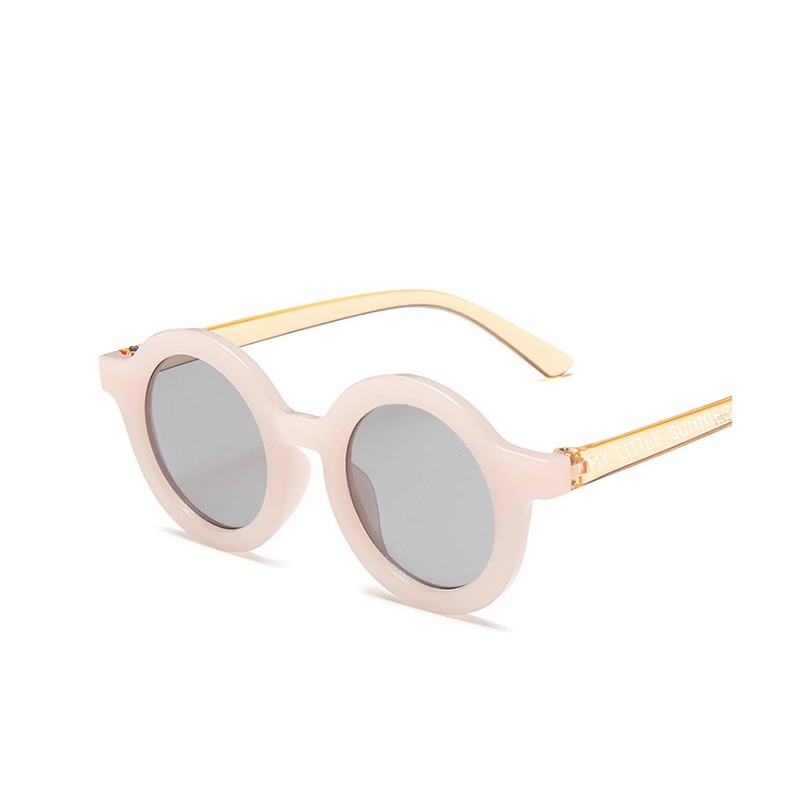 My Little Sunnies Round Retro Sunglasses Pink Orange