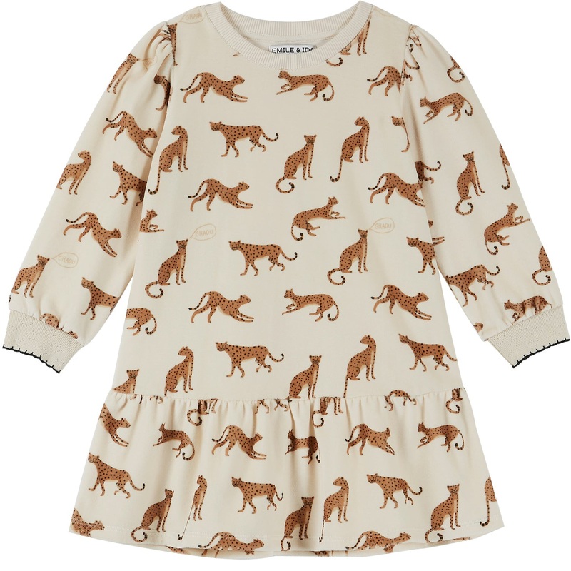 Emile et Ida Robe Procelaine Leopard