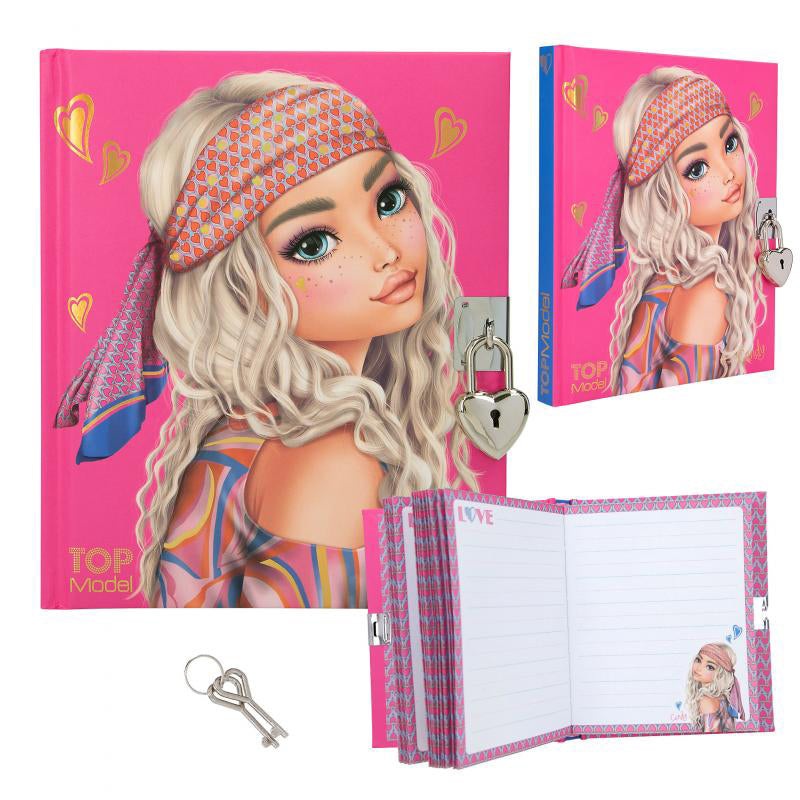 Depesche Topmodel Diary with Padlock Design