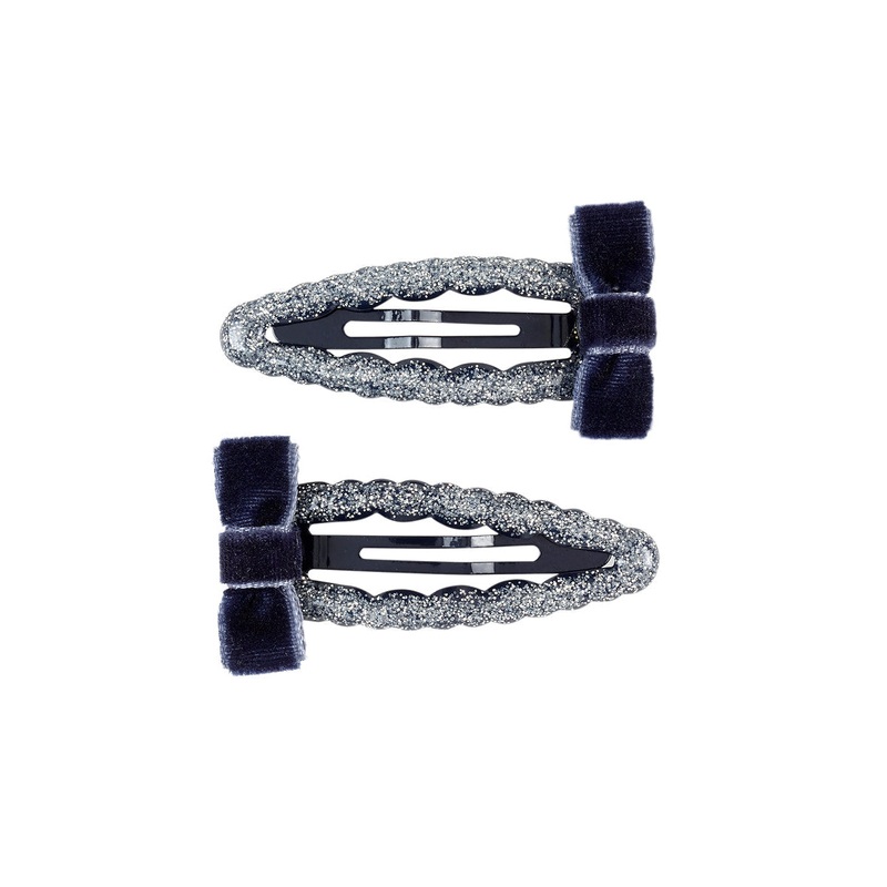 Souza Hair Clips Finja Navy Bow