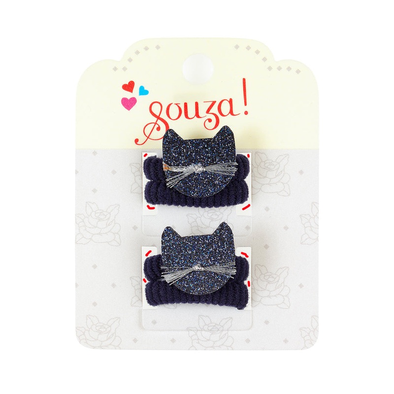 Souza Hair Elastic Cat, Blue