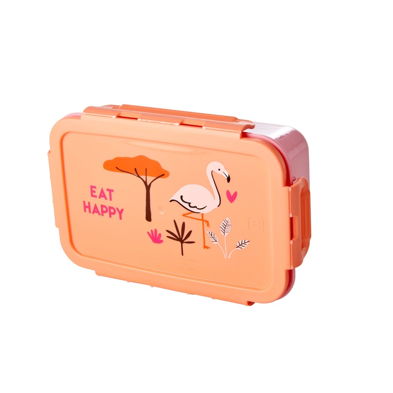 Rice DK Lunchbox with 3 Inserts - Coral Jungle Print