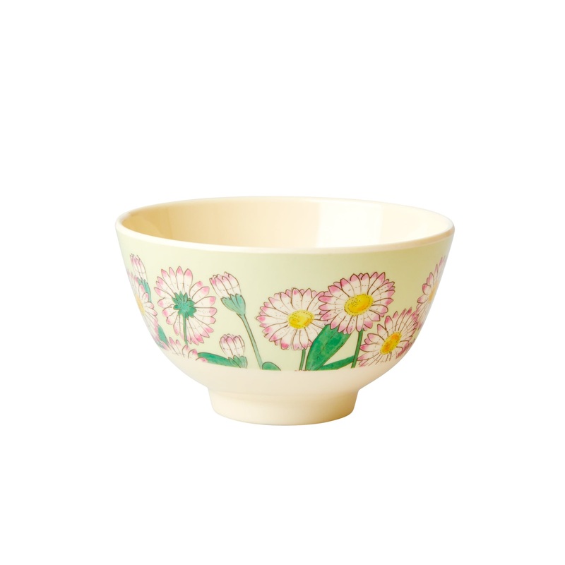 Rice DK Melamine Bowl with Daisy Print - Small
