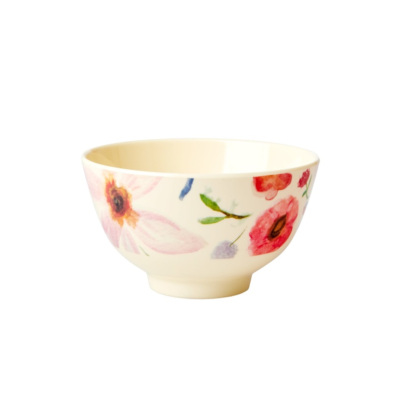 Rice DK Melamine Bowl with Selmas Flower Print - Small