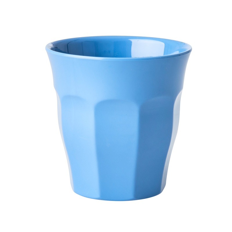 Rice DK Melamine Cups in Gendarme Blue