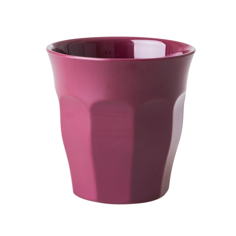 Rice DK Melamine Cups in Maroon Red