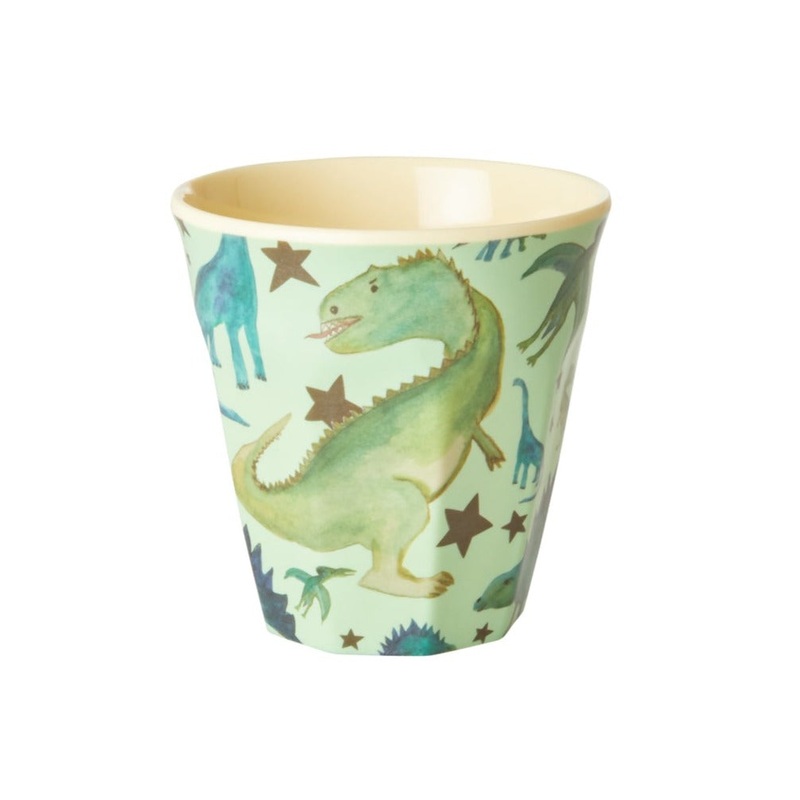 Rice DK Melamine Kids Cup with Dino Print - Small