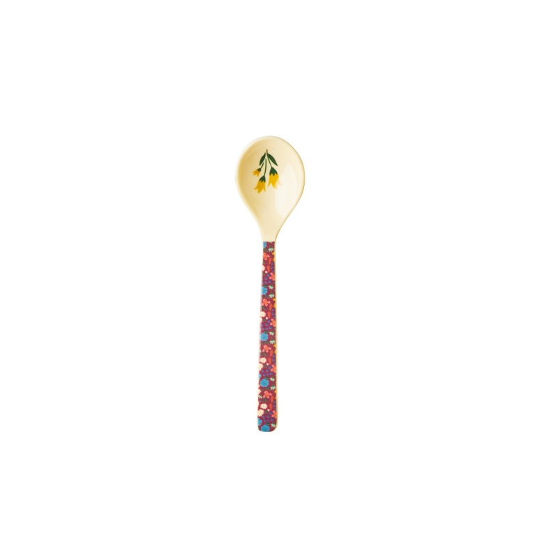 Rice DK Melamine Teaspoon - Multi - Poppies Print