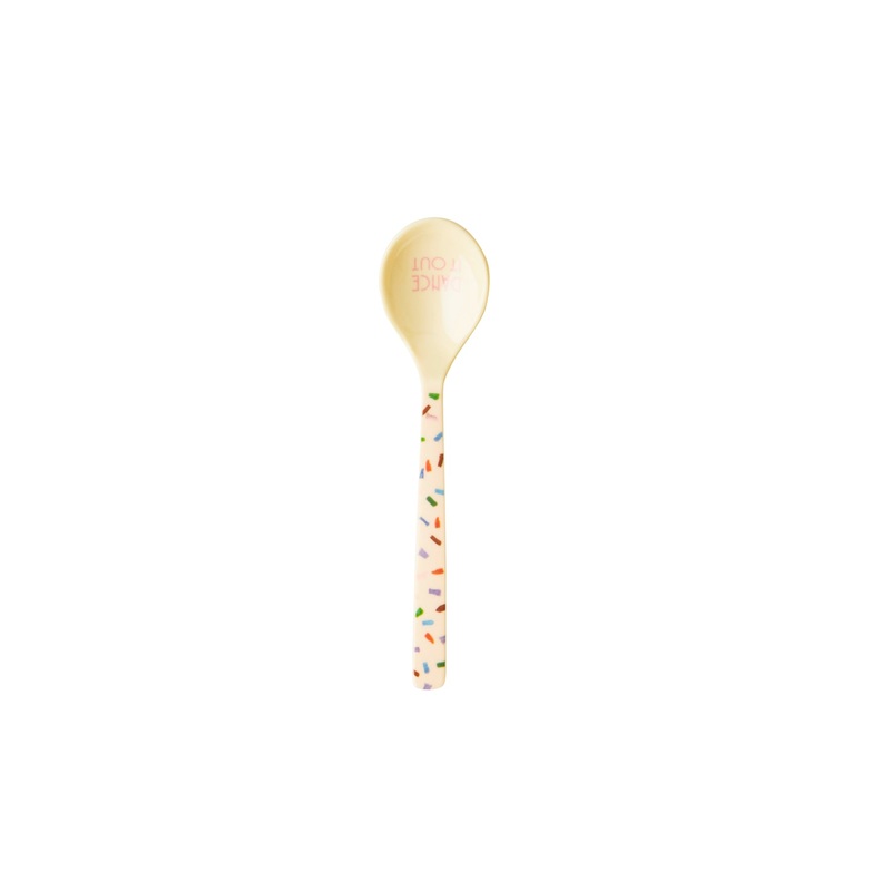 Rice DK Melamine Teaspoon - Natural - Dancing Legs Print