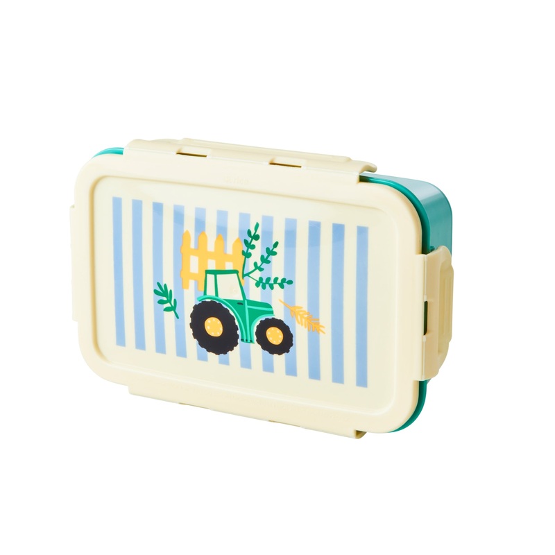 Rice DK Lunchbox with 3 Inserts - Blue Farm Print