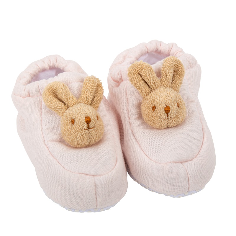 Trousselier Slippers Bunny 0-2 Years - Pouder Pink Linen
