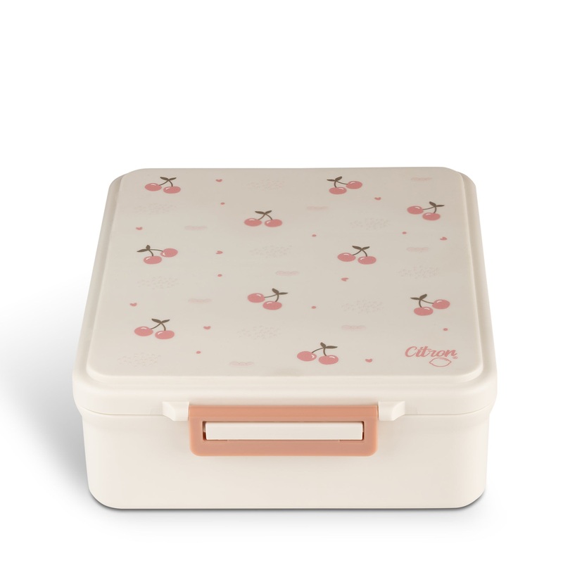 Citron Grand Lunchbox with Insulated Food Jar and Saucer - Cherry
