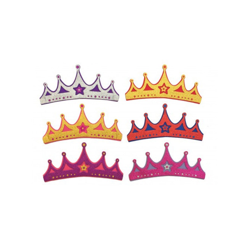 Kalid Medieval Felt Crown Purple (1 pc)