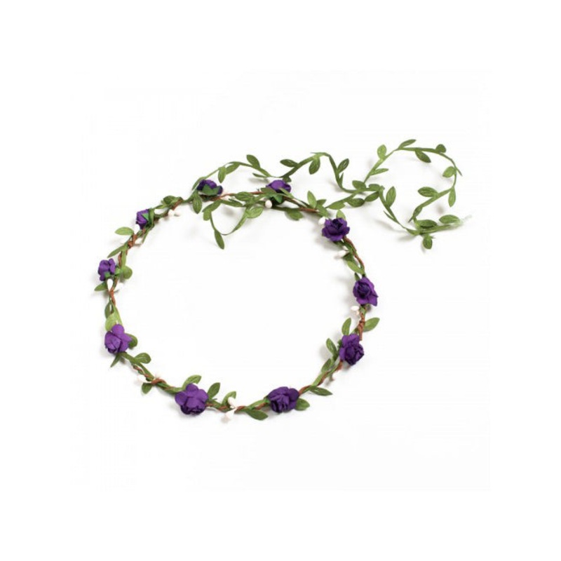 Kalid Medieval Leaf and Flower Crown