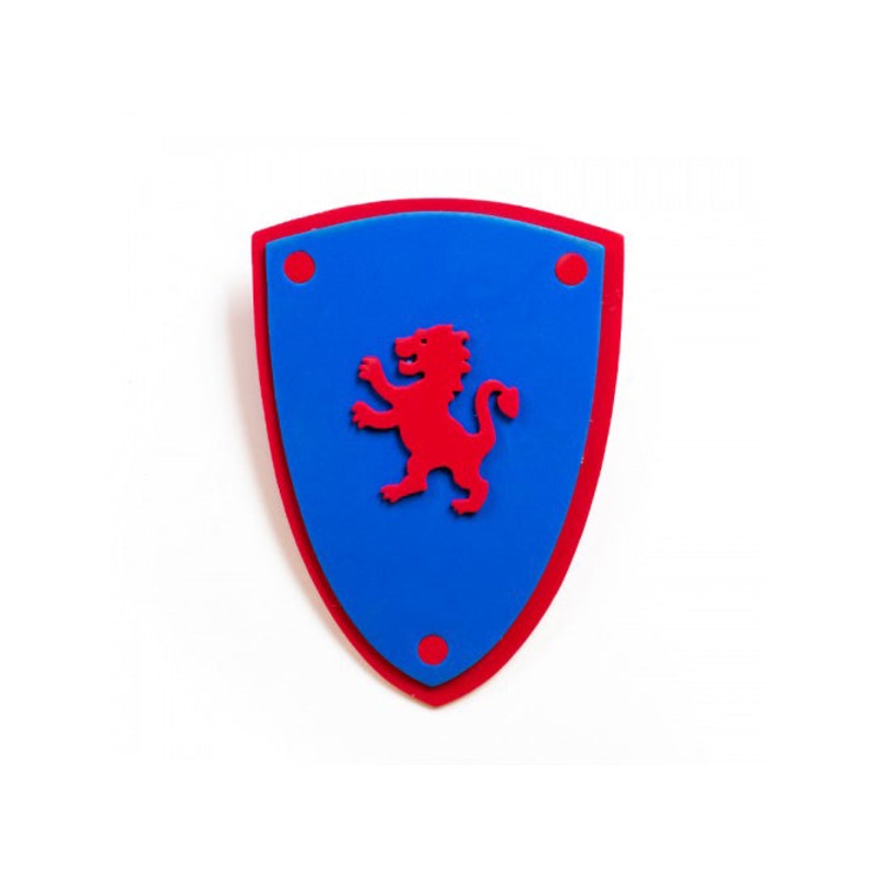 Kalid Medieval Shield Softik Blue S Lion