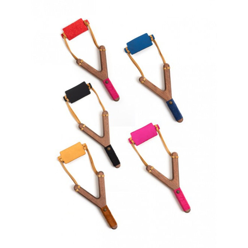 Kalid Medieval Slingshot Rustik + 3 Cork Balls (1pc)