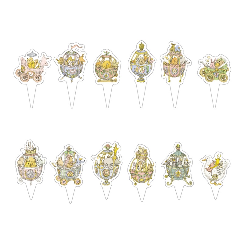 Atelier Choux Mini Cake Toppers - Ferris Wheel - Set of 12