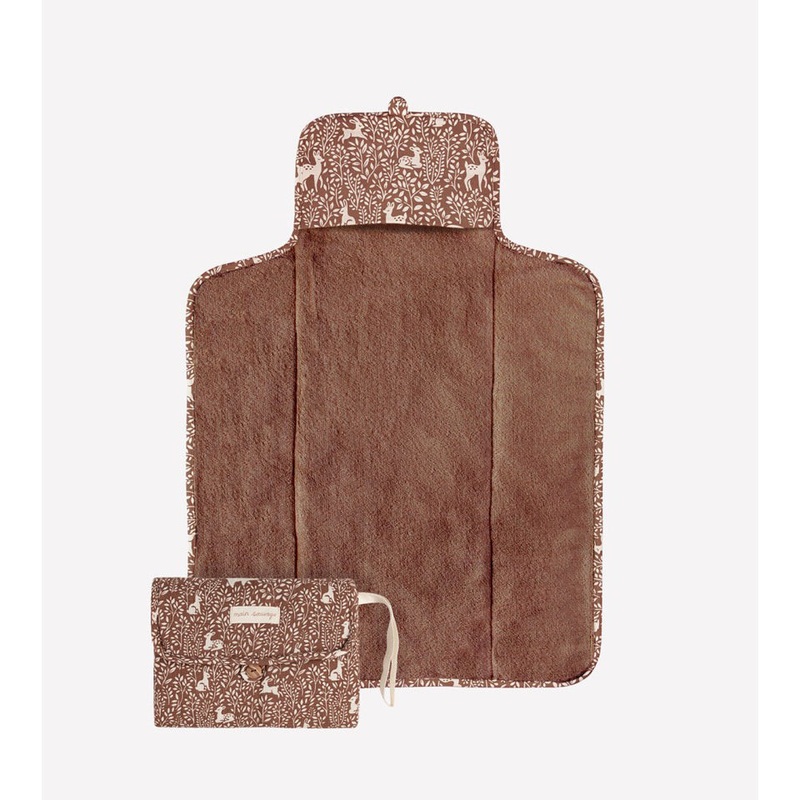 Main Sauvage Changing Pad - Woodland Print 48x70cm