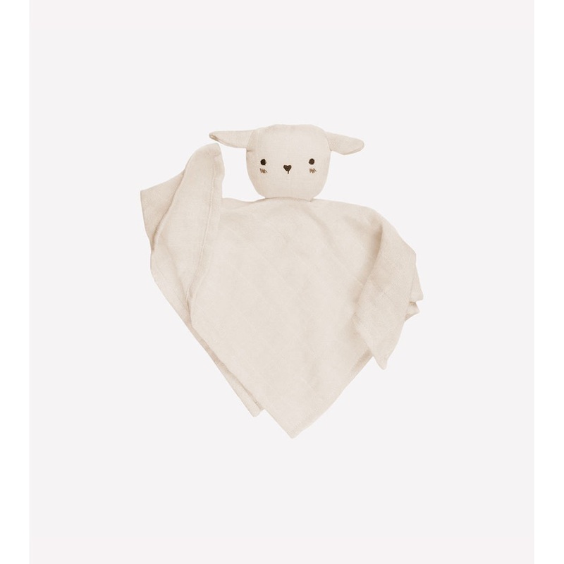 Main Sauvage Cuddle Cloth - Lamb 33x33cm