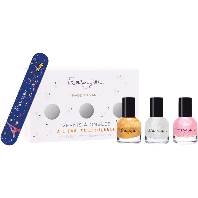 Rosajou Nail Polish Set 3 Perle Cheri Magic