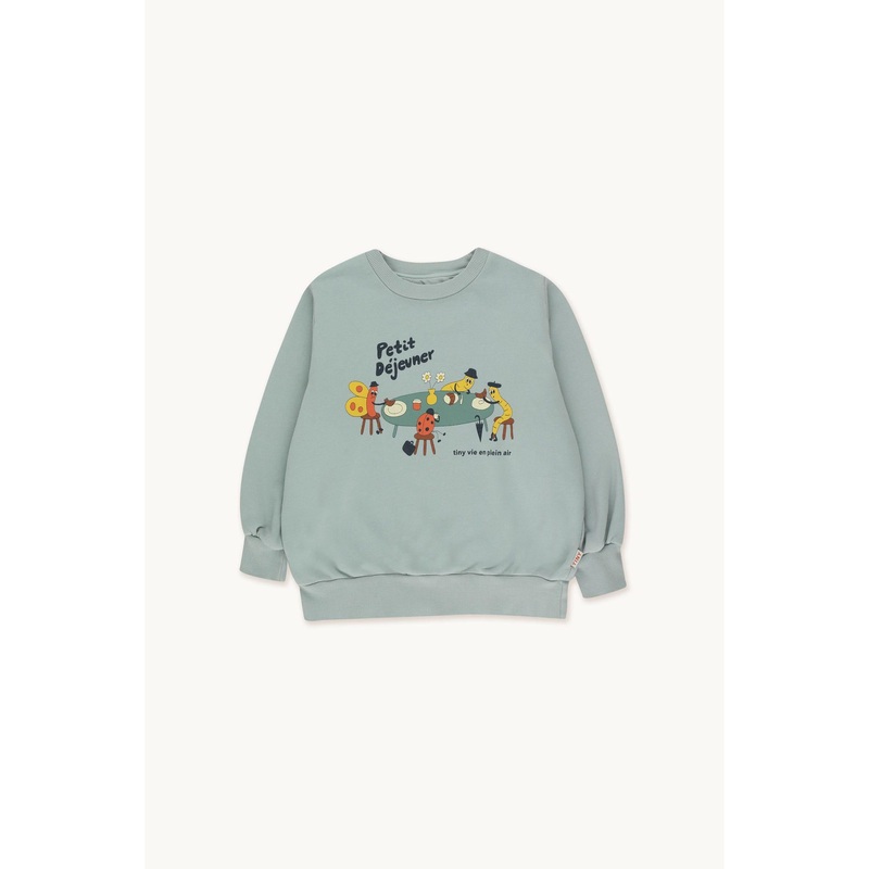TINYCOTTONSPetit Dejeuner Sweatshirt Sage