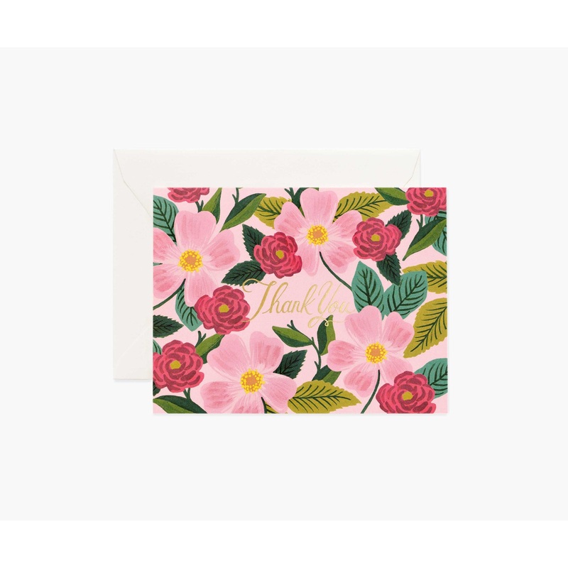Rifle Paper Co Rose Garden Thank You Card