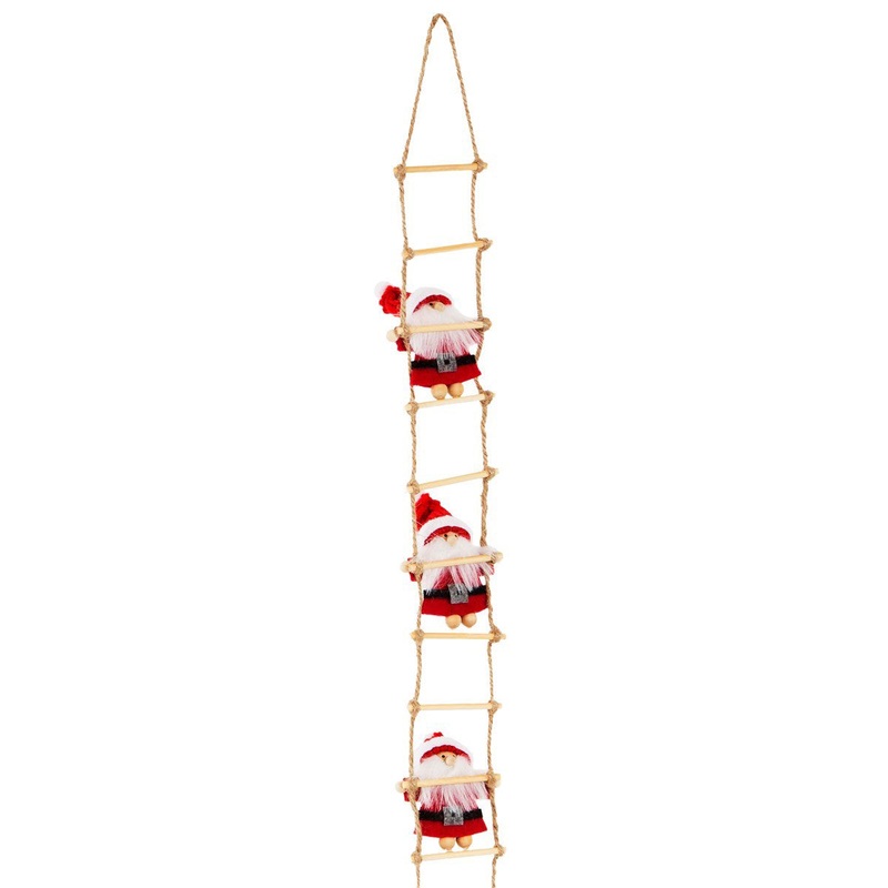 RJB Stone Climbing Santa Ladder Decoration