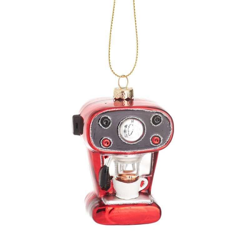 RJB Stone Coffee Machine Shaped Bauble