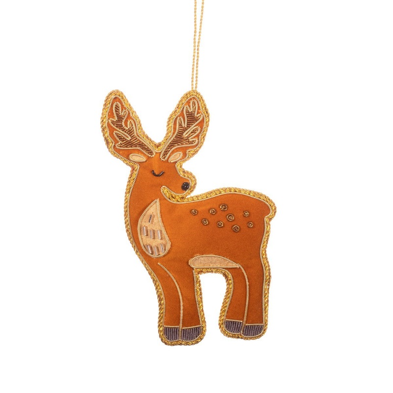 RJB Stone Deer Zari Decoration