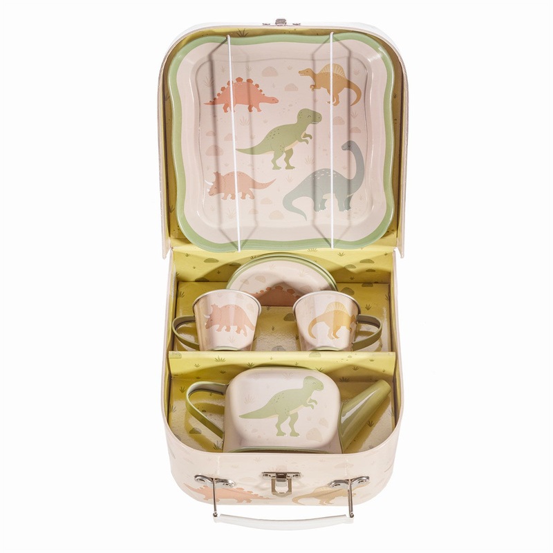 RJB Stone Desert Dino Kids' Tea for Two Set